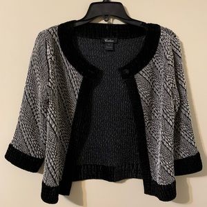 CAELIAN Lightweight, One Button Closure Cardigan
